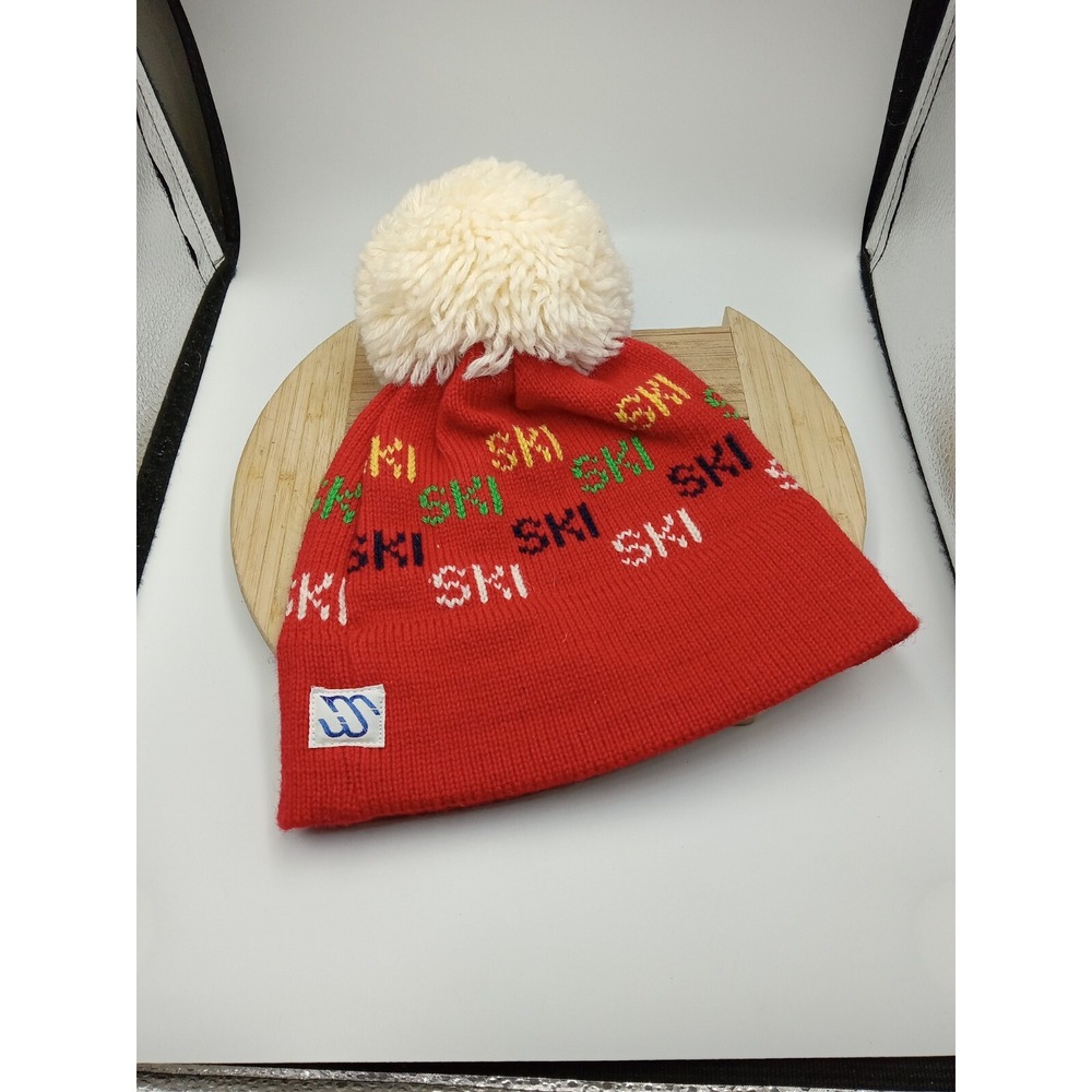 Vintage Canadian Winter Cap, Murray Merkley, 100% Virgin Wool Hat One Size Small - Picture 6 of 16